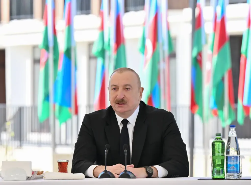Azerbaycan Cumhurbaşkanı Aliyev, Dost Agropark’ın hedefine ulaşmak üzere olduğunu söyledi