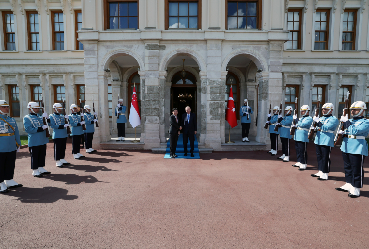 Cumhurbaşkanı Erdoğan, Singapur Başbakanı Wong’u Ağırladı