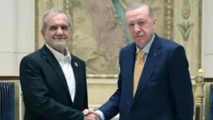 Cumhurbaşkanı Erdoğan, İran Cumhurbaşkanı Pezeşkiyan ile görüştü