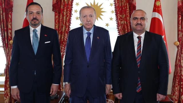 Cumhurbaşkanı Erdoğan, Kerkük Valisi Ağa’yı kabul etti