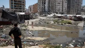 Gazze’de halk şimdi de “kanalizasyon kaynaklı hastalıklarla” mücadele ediyor