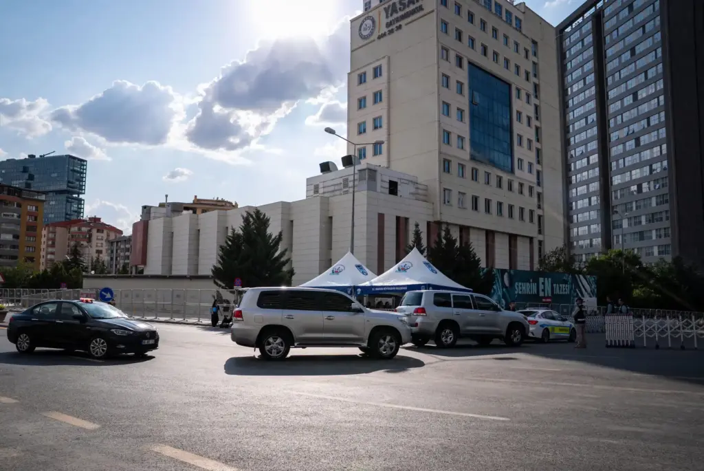 ABD Heyeti Ankara’da Konaklayacağı Otele Giriş Yaptı