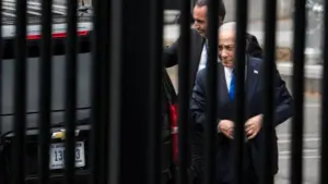 Beyaz Saray önünde katil İsrail Başbakanı Netanyahu protesto edildi