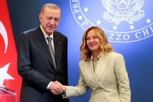 Cumhurbaşkanı Erdoğan İtalya Başbakanı Meloni ile görüştü