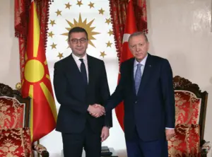 Cumhurbaşkanı Erdoğan, Kuzey Makedonya Başbakanı Mickoski’yi kabul etti