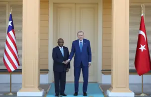 Cumhurbaşkanı Erdoğan, Liberya Cumhurbaşkanı Boakai ile Görüştü