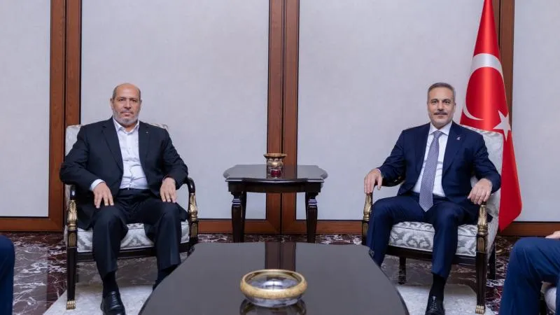 Dışişleri Bakanı Fidan Hamas heyetini kabul etti