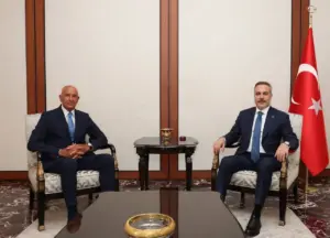 Dışişleri Bakanı Fidan, Tom Barrack’ı kabul etti