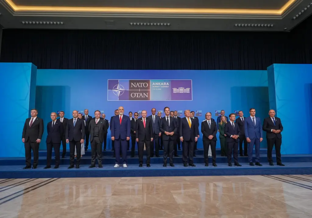 NATO Liderler Zirvesi’nde resmi karşılama ve aile fotoğrafı çekimi gerçekleştirildi