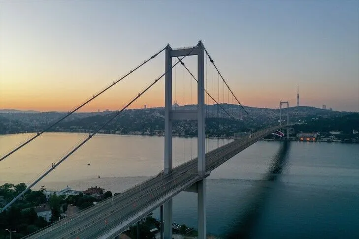 15 Temmuz Demokrasi ve Şehitleri Anma Koşusu Nedeniyle Köprü Trafiğe Kapatıldı