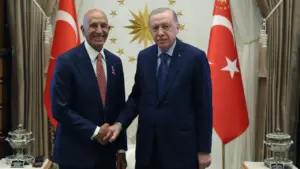 Cumhurbaşkanı Erdoğan, ABD Ankara Büyükelçisi Barrack’ı kabul etti