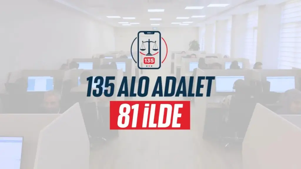 “Alo Adalet 135”, tüm adliyelerde hizmete sunuldu